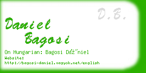 daniel bagosi business card
